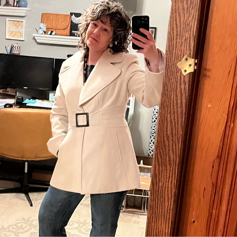 Jessica Simpson Ivory Coat sz Large
